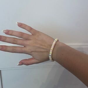 Strawberry Lemonade Preppy Clay Pear Bracelets Small Business